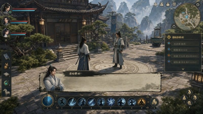 金庸群侠传5爱与死仙狐MOD六周年 实机画面 预览图 3